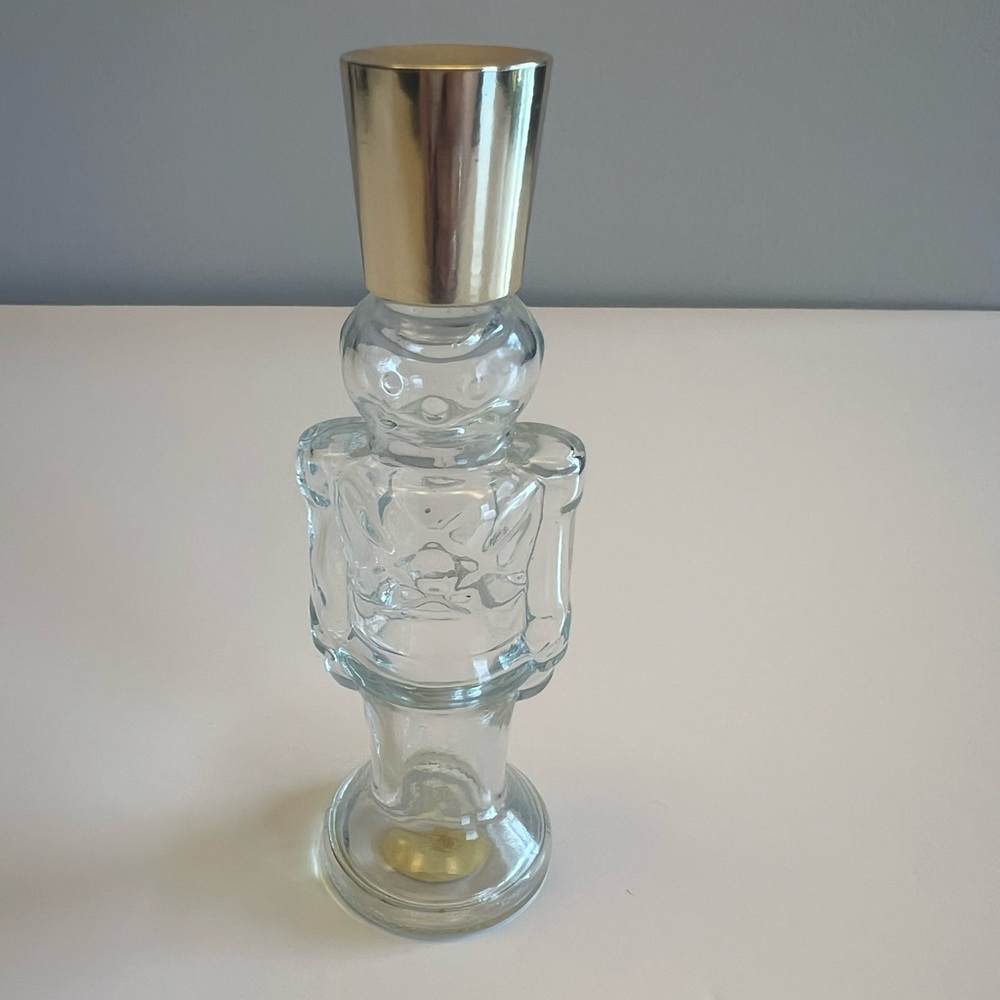 Avon Nutcracker cologne bottle with Gold Cap